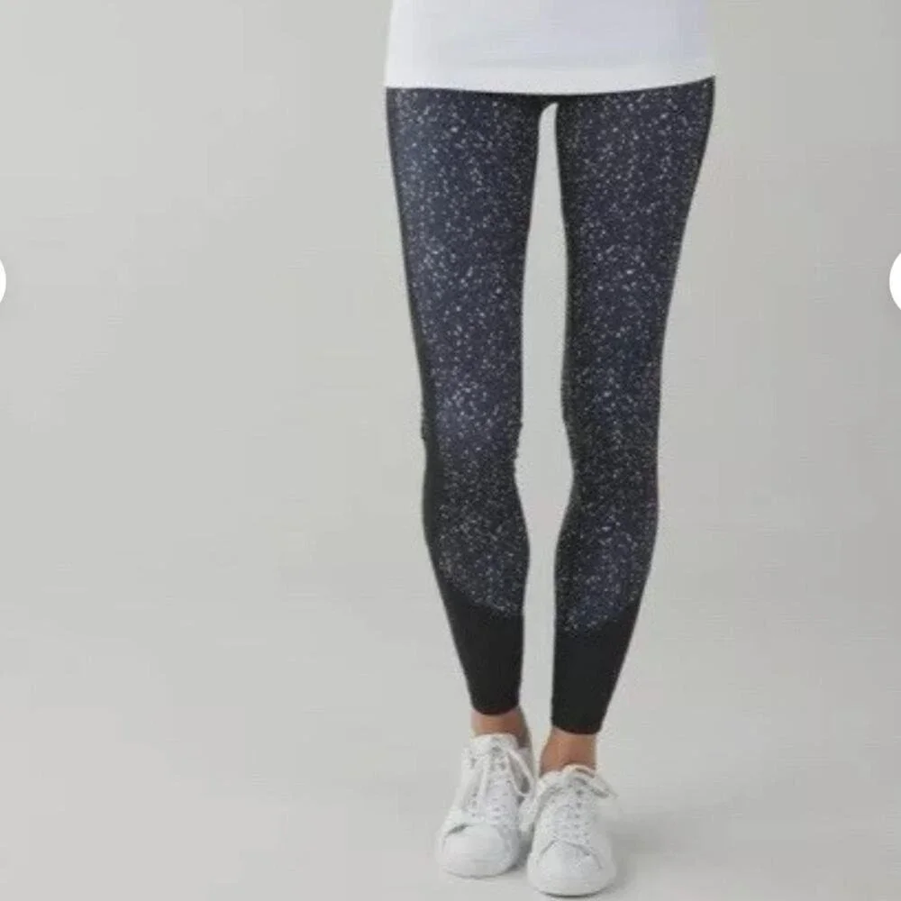 Lululemon Butterfly Texture Leggings Women's Size 4 Workout Activewear